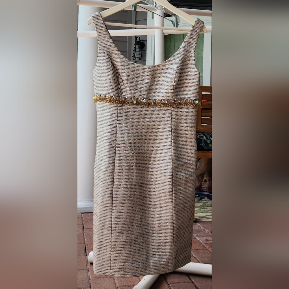 Trina Turk Sleeveless Embellished Dress